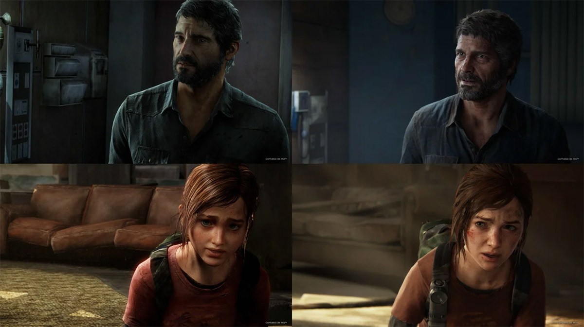 The Last of Us Part I: vídeo compara visual dos personagens e